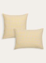 LOT DE 2 TAIES D'OREILLER VICHY