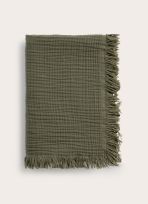 PLAID EN GAZE DE COTON
