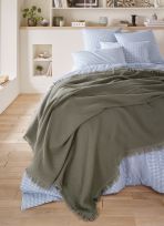 PLAID EN GAZE DE COTON