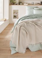 PLAID EN GAZE DE COTON