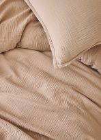 HOUSSE DE COUETTE DOUBLE GAZE DE COTON