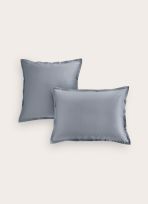 TAIE D'OREILLER EN SATIN DE COTON UNI