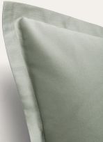 TAIE D'OREILLER EN SATIN DE COTON UNI PRELUDE
