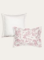 LOT DE 2 TAIES D'OREILLER SATIN DE COTON H&Eacute;LO&Iuml;SE