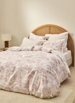HOUSSE DE COUETTE EN SATIN DE COTON H&Eacute;LO&Iuml;SE