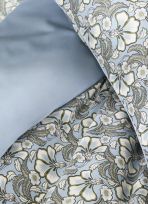 LOT DE 2 TAIES EN SATIN IMPRIMÉ FLORAL SOLENE