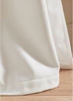 RIDEAU THERMIQUE UNI EFFET VELOURS MAT