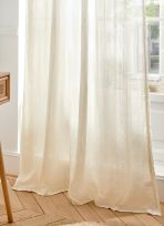 RIDEAU EN GAZE DE COTON BOHO