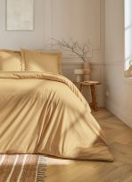 HOUSSE DE COUETTE UNIE EN PERCALE DE COTON