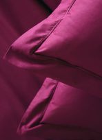 HOUSSE DE COUETTE UNIE EN PERCALE DE COTON