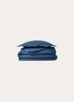 TAIE D'OREILLER UNIE EN PERCALE DE COTON