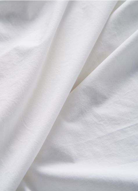 DRAP HOUSSE UNI EN COTON LAVÉ BIO