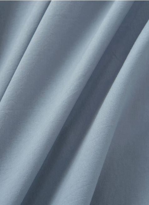 DRAP HOUSSE UNI EN COTON LAVÉ BIO