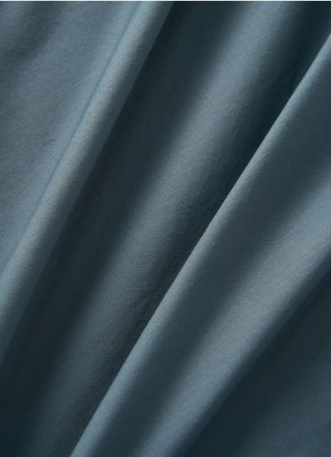 DRAP HOUSSE UNI EN COTON LAVÉ BIO