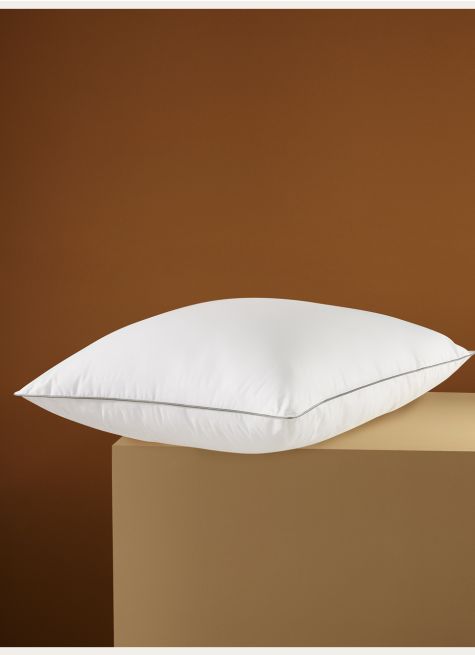 OREILLER CARRÉ EN PERCALE DE COTON MOELLEUX 650GR
