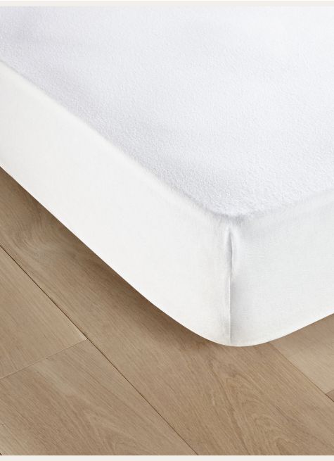 PROTÈGE-MATELAS EN COTON DOUBLE FACE 