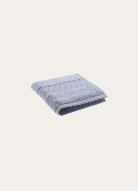 SERVIETTE TOILETTE COTON BIO JACQUARD GAUFRÉ 450