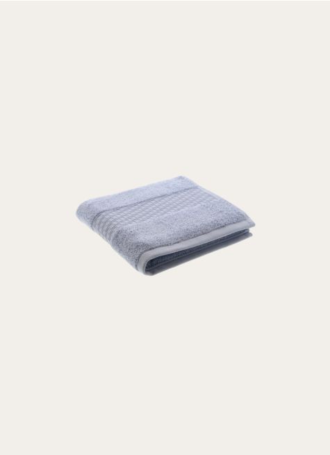 SERVIETTE INVITÉ COTON BIO JACQUARD GAUFRÉ 450GR