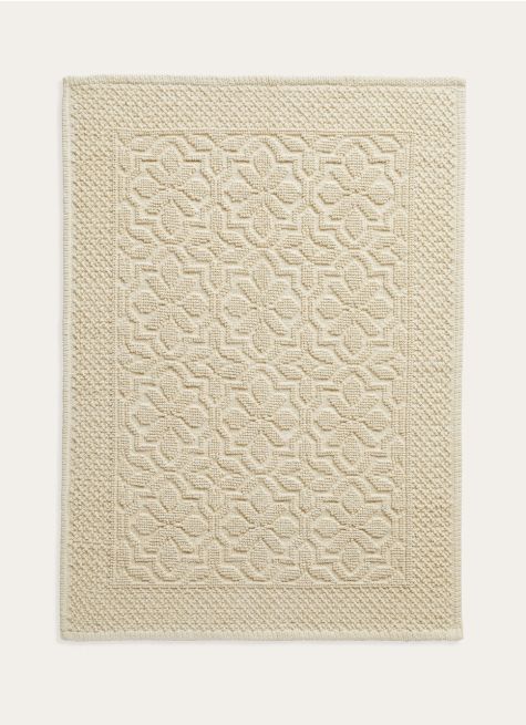 TAPIS DE BAIN JACQUARD UNI ANTIDÉRAPANT