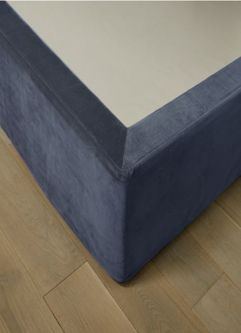 CACHE-SOMMIER EN COTON EFFET VELOURS