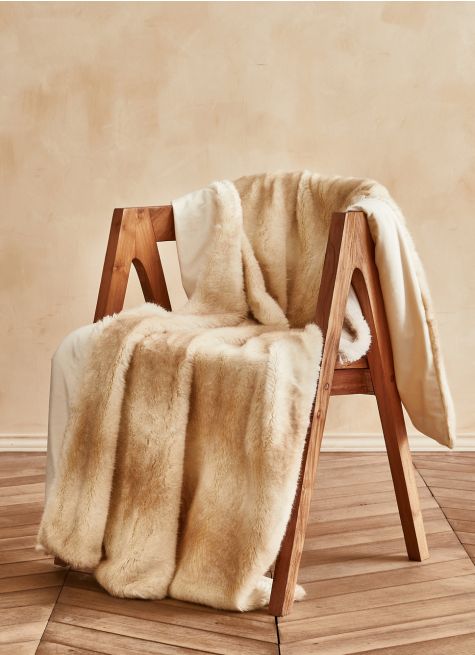 PLAID DOUX EN FAUSSE FOURRURE