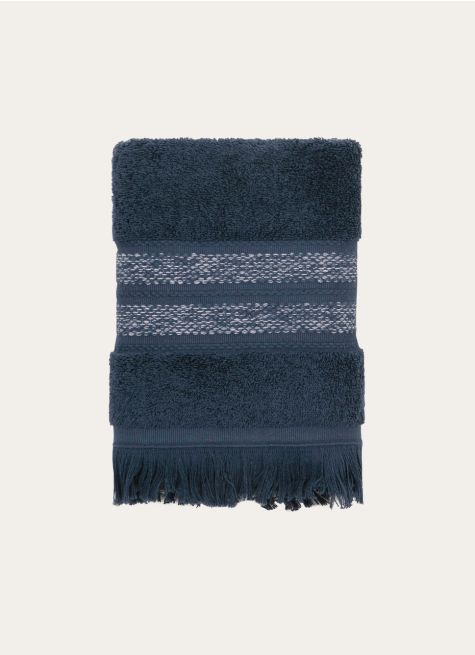 SERVIETTE DE TOILETTE COTON ET FRANGES 500GR