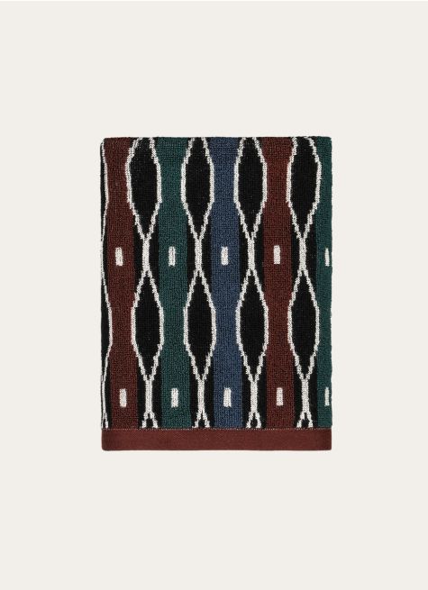 SERVIETTE DE TOILETTE COTON JACQUARD ÉCAILLE 500GR