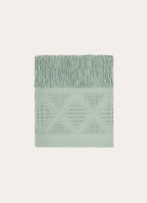 SERVIETTE INVITÉ EN COTON LITEAU GÉOMÉTRIQUE 500GR