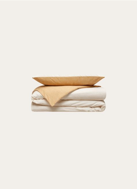 HOUSSE DE COUETTE EN COTON BCI IMPRIMÉ TISSAGE