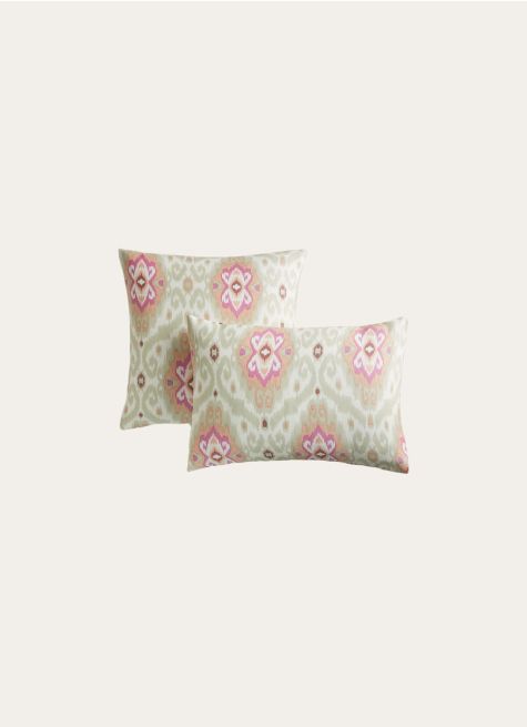 LOT 2 TAIES D'OREILLER SATIN DE COTON BCI ORIENTAL