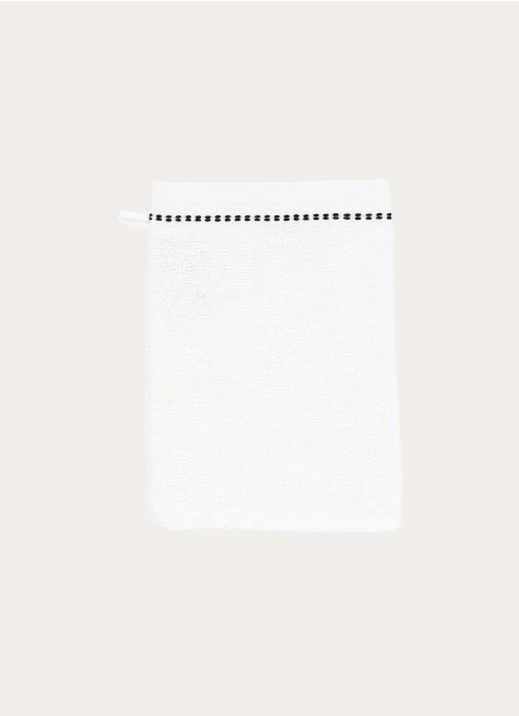 GANT DE TOILETTE EN COTON DÉTAILS POINTS 420GR
