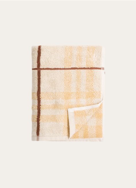 SERVIETTE DE TOILETTE À CARREAUX EN COTON 500GR