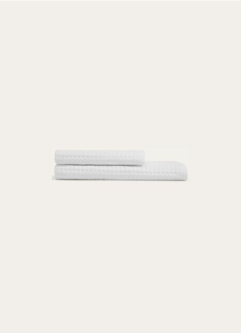 DRAP DE BAIN NID D'ABEILLE