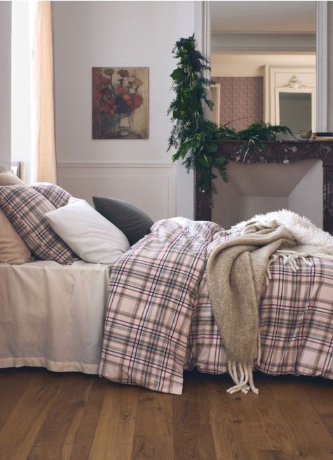PLAID EFFET MOHAIR