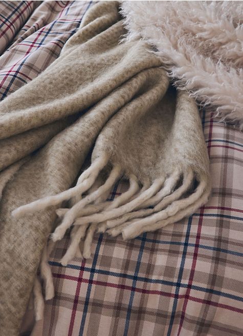 PLAID EFFET MOHAIR