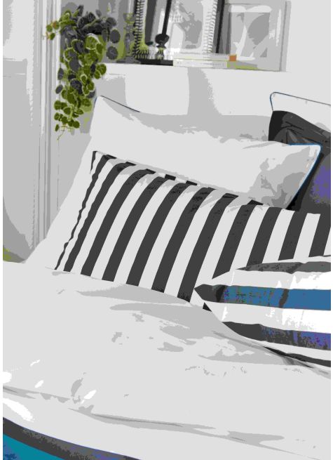 LOT DE 2 TAIES D'OREILLER EN COTON