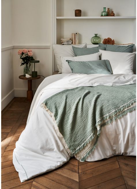 HOUSSE DE COUETTE EN COTON LAVÉ