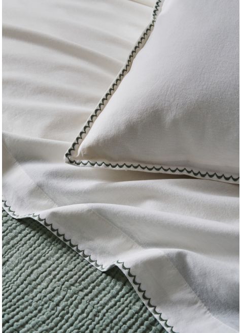 HOUSSE DE COUETTE EN COTON LAVÉ