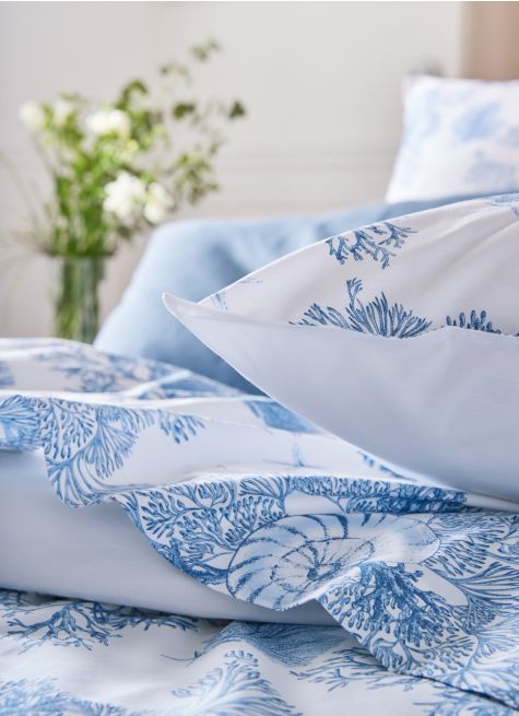 SET DE 2 TAIES D'OREILLER PERCALE DE COTON