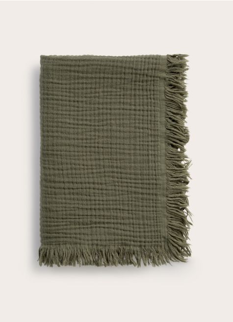 PLAID EN GAZE DE COTON