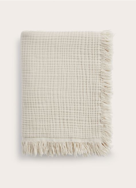 PLAID EN GAZE DE COTON
