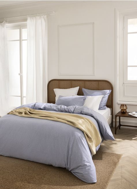 HOUSSE DE COUETTE UNIE CHAMBRAY