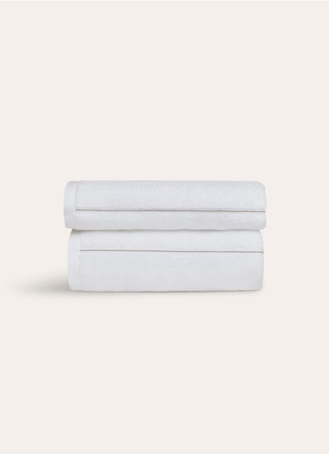 SERVIETTE DE TOILETTE COTON RAYE