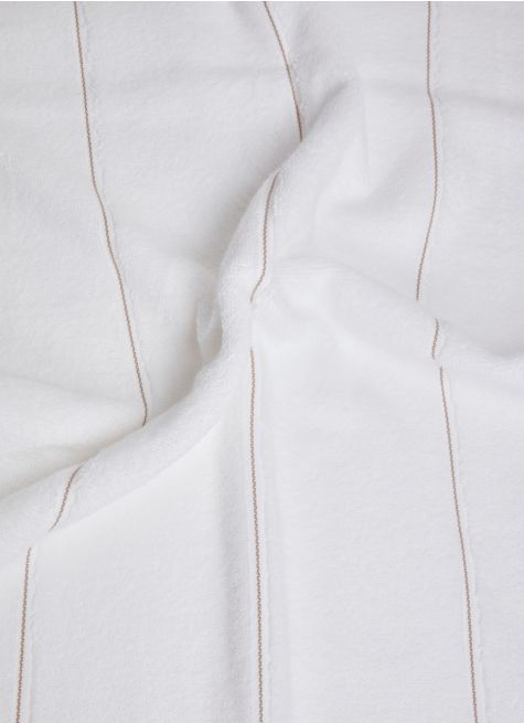 SERVIETTE DE TOILETTE COTON RAYE