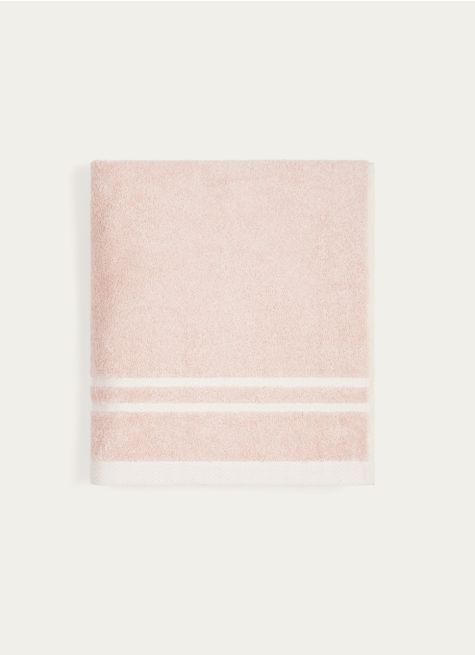DRAP DE BAIN CHINÉ EN COTON BIO