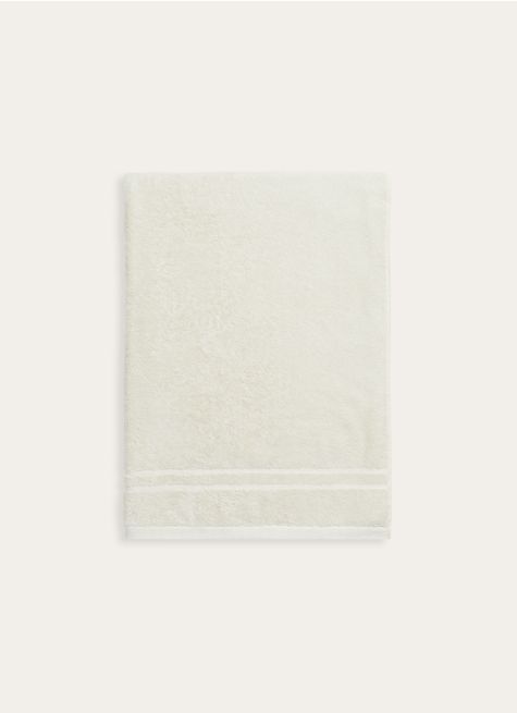 DRAP DE BAIN CHINÉ EN COTON BIO