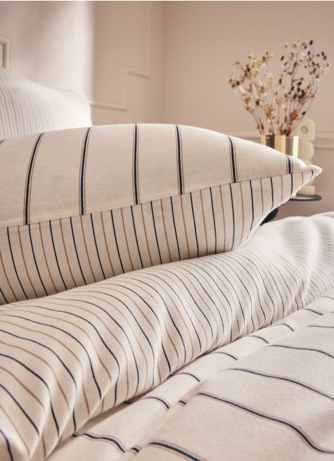 SET DE 2 TAIES D'OREILLER EN FLANELLE CHARLES
