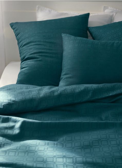 LOT 2 TAIES D'OREILLER EN JACQUARD DE COTON ULYSSE
