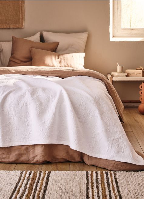 JETE DE LIT JACQUARD EN COTON AVIGNON