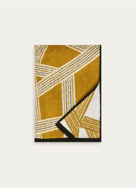 SERVIETTE INVITÉ JACQUARD MOTIFS GÉOMÉTRIQUES